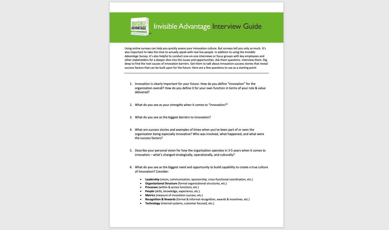 Innovation-Culture-Interview-Assessment